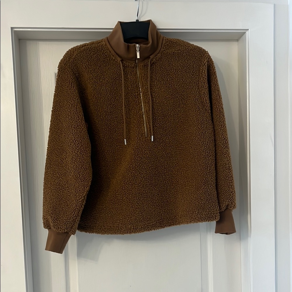 Brown Sherpa Sweater
